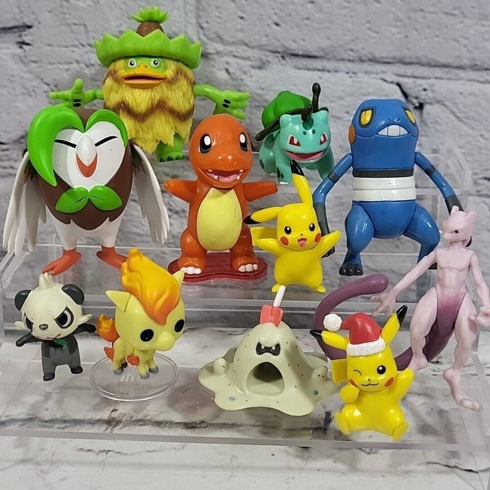 Pokemon Figures Lot of 11 Bulbasaur‎ LUDICOLO Croagunk and More!